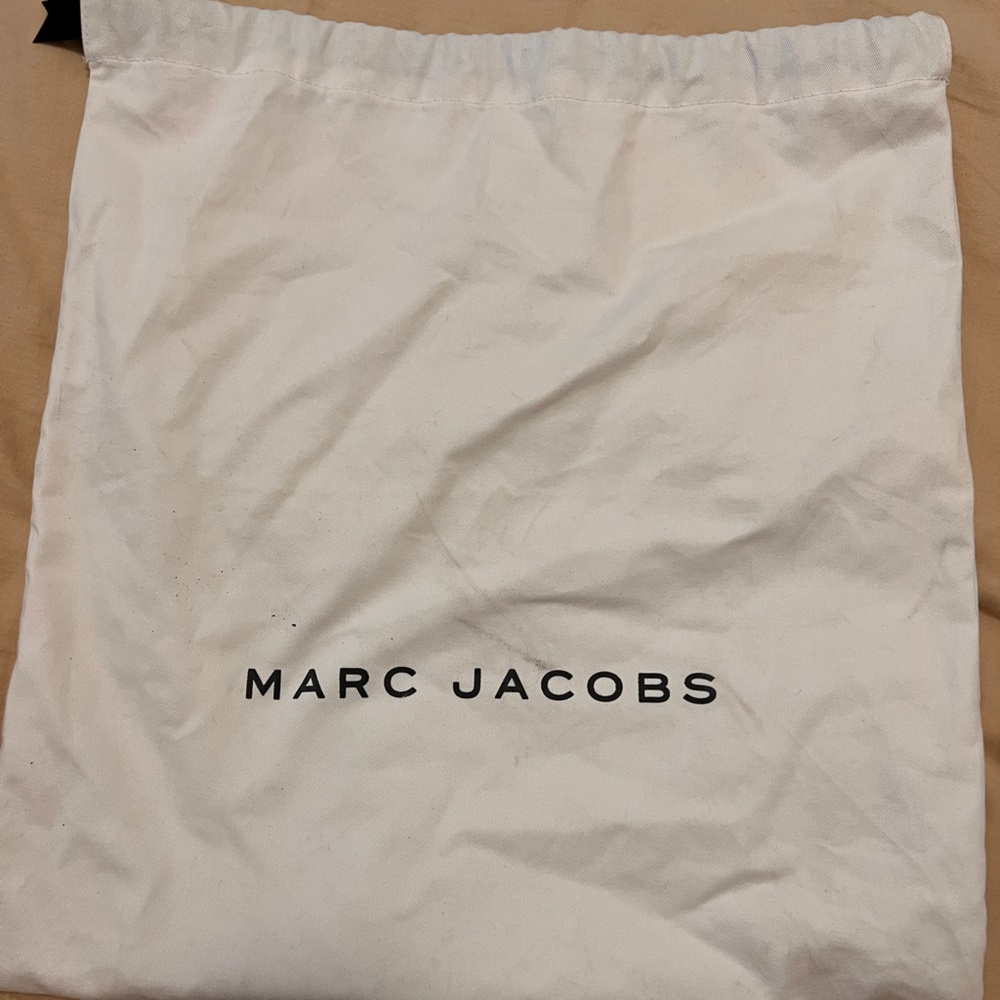 Marc Jacobs White and Black Logo Dust Bag